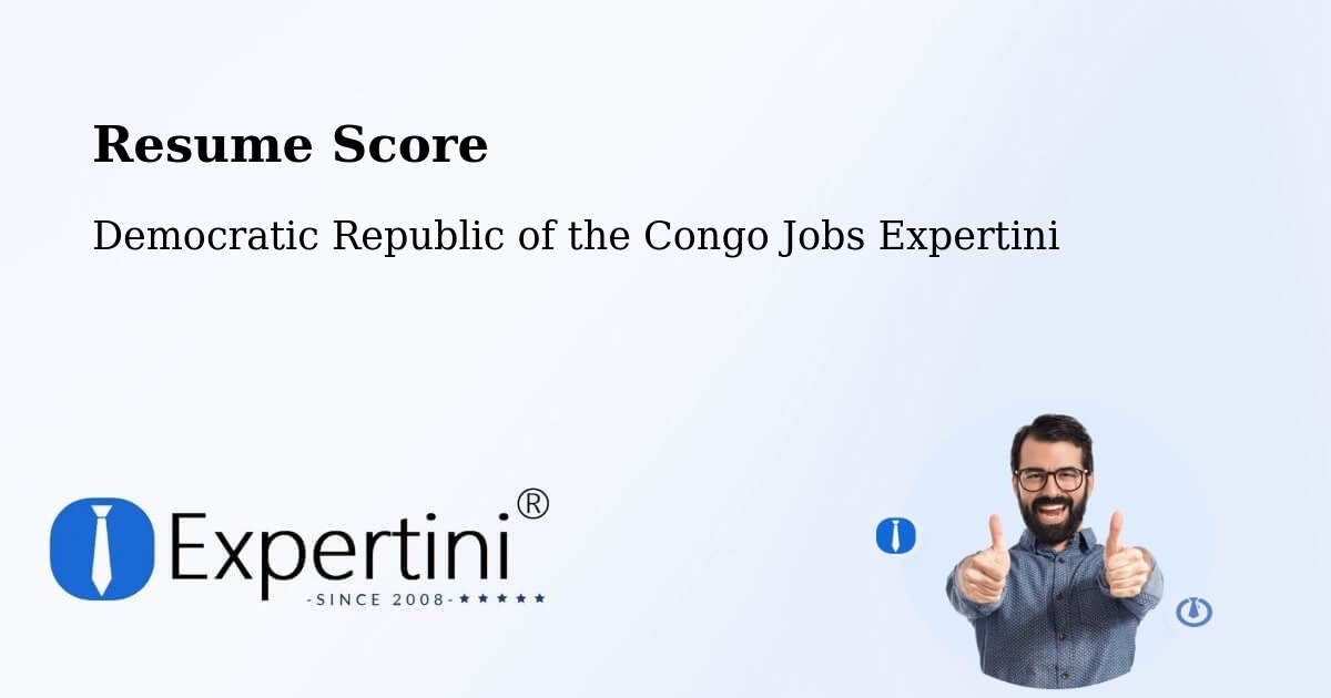 Resume Score & Job Description Match Tool – Gemena - Democratic Republic of the Congo Jobs Expertini