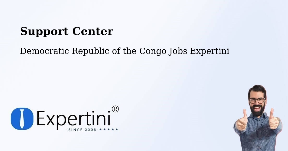Support Services – Gemena - Democratic Republic of the Congo Jobs Expertini