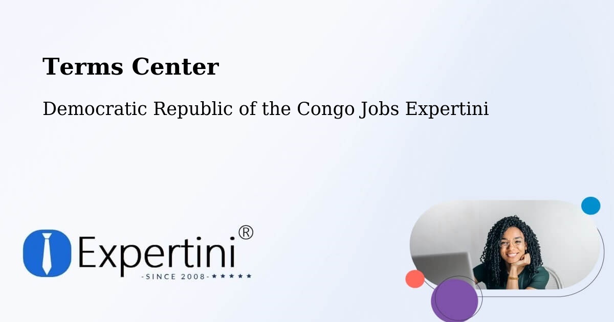 Terms of Service – Gemena - Democratic Republic of the Congo Jobs Expertini